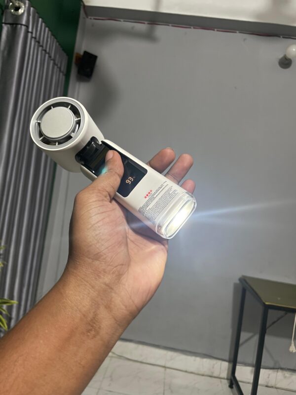 K801 Handheld Fan – 100-Speed Foldable Cooling Fan - Image 2
